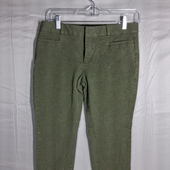 Banana Republic Chic Women's Size 6 Olive Green Sloan Chino's Pants - Picture 7 of 10